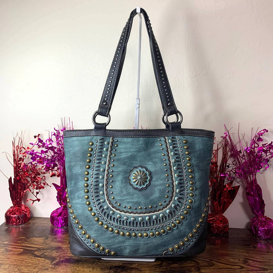 MONTANA WEST Rhinestone Studded Shoulder Bag