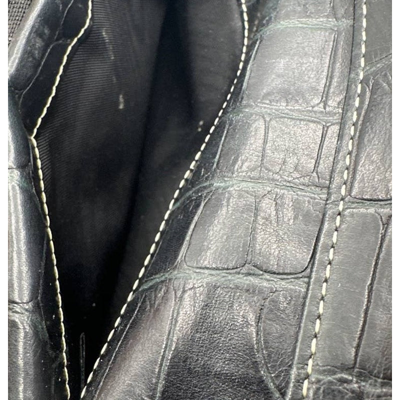 Vintage DOONEY & BOUKE y2k Black Kisslock Wallet