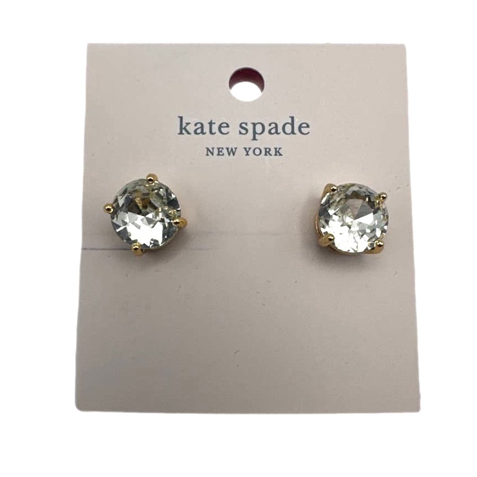 NWT KATE SPADE New York Circle Clear Earrings Stud