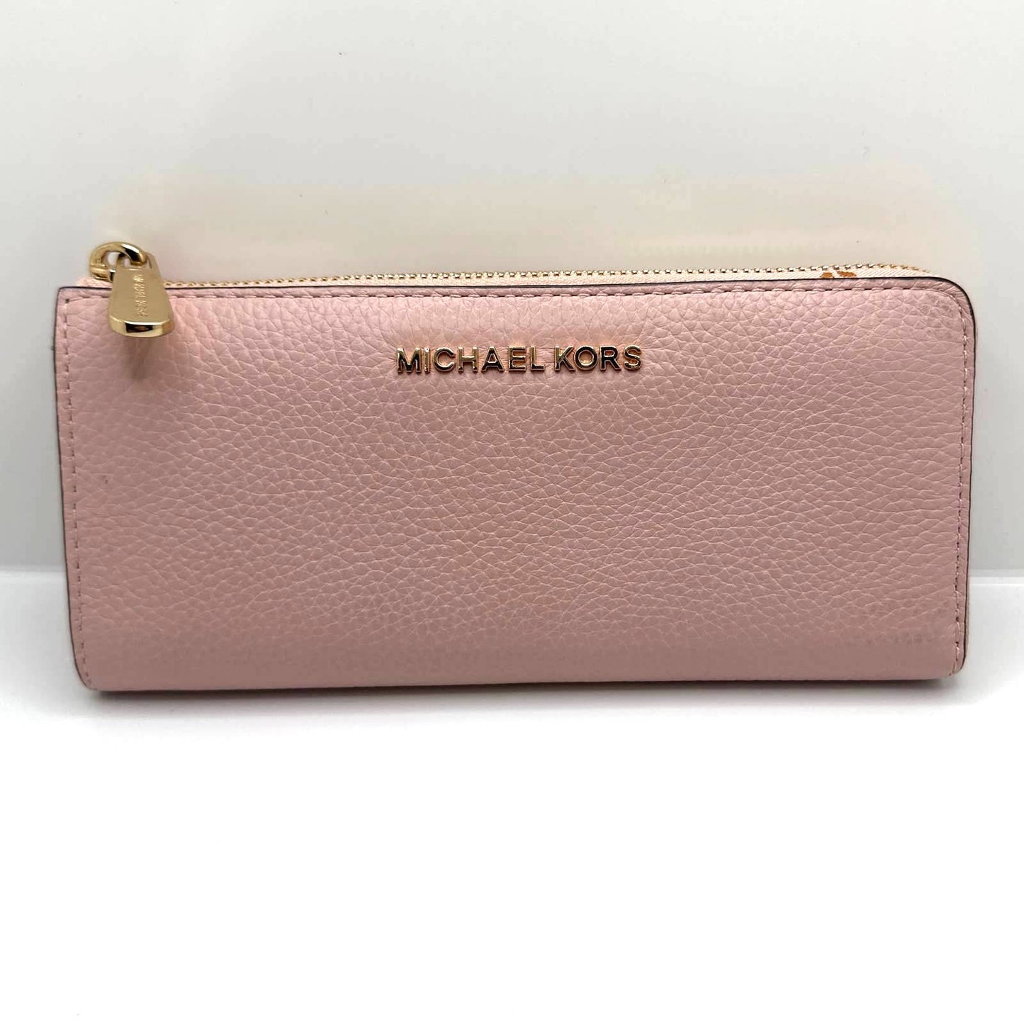 MICHAEL KORS Pink Zip Around Wallet