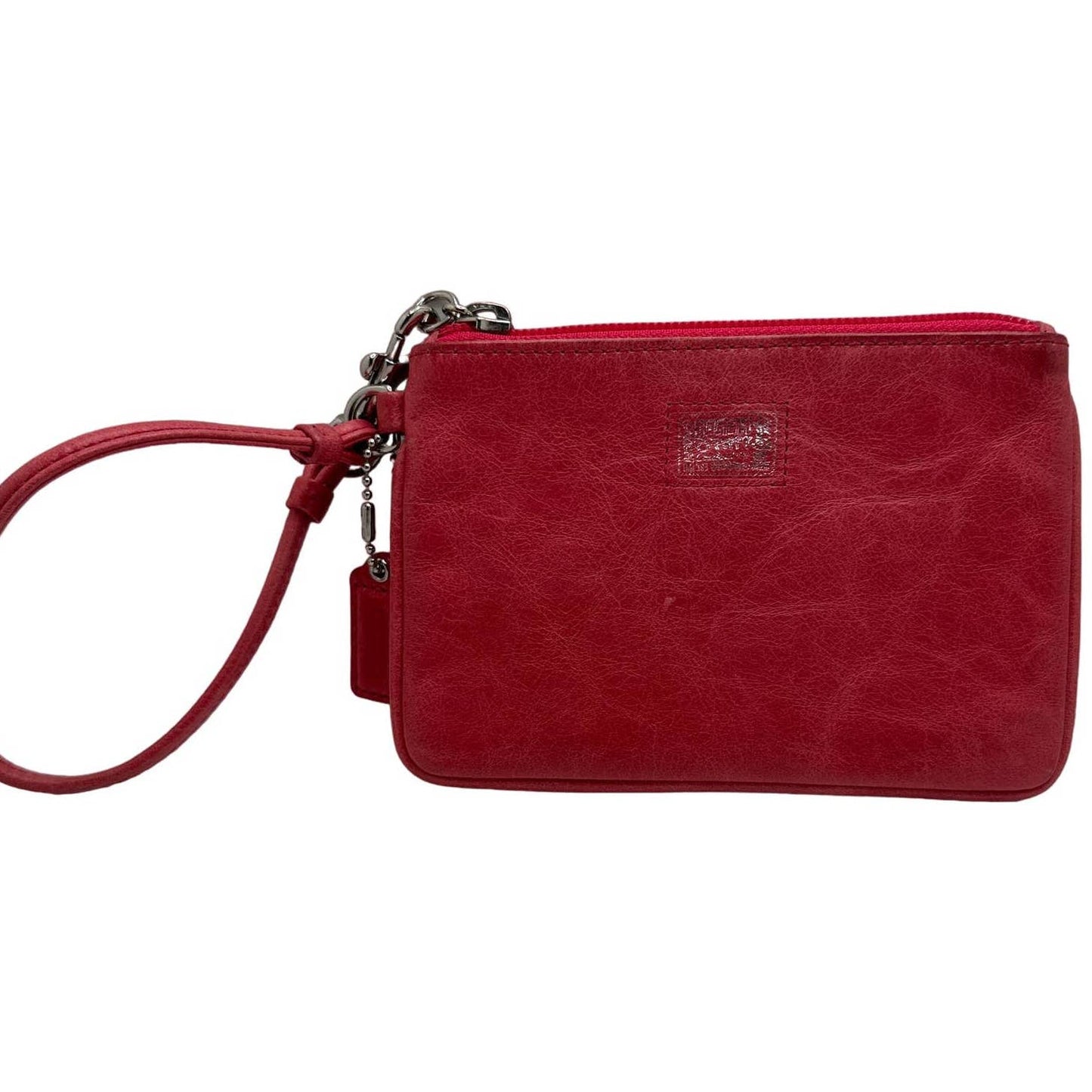 COACH Poppy Fuchsia / Barbiecore Pink Wristlet