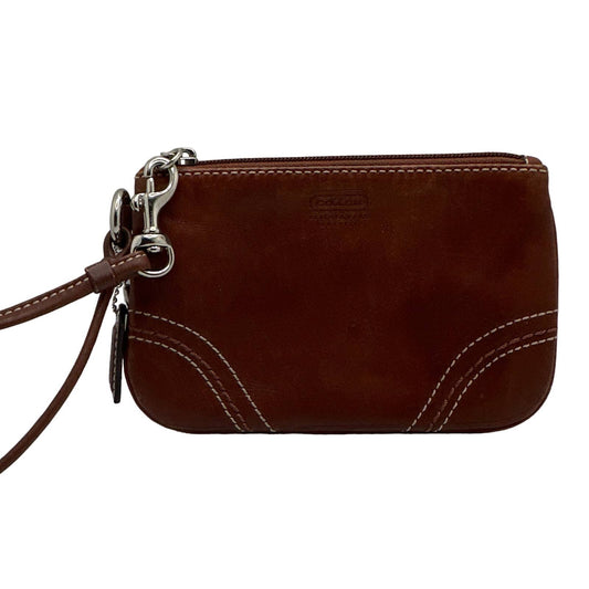 COACH Brown Wristlet