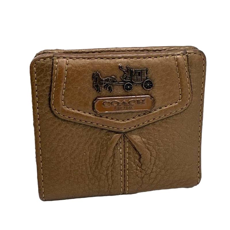 COACH Brown Bronze Wallet