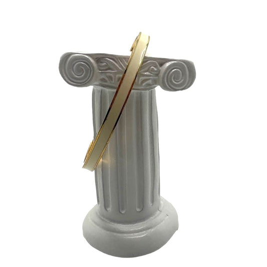 KATE SPADE New York RISE ABOVE Idiom Cream Enamel Bangle Bracelet