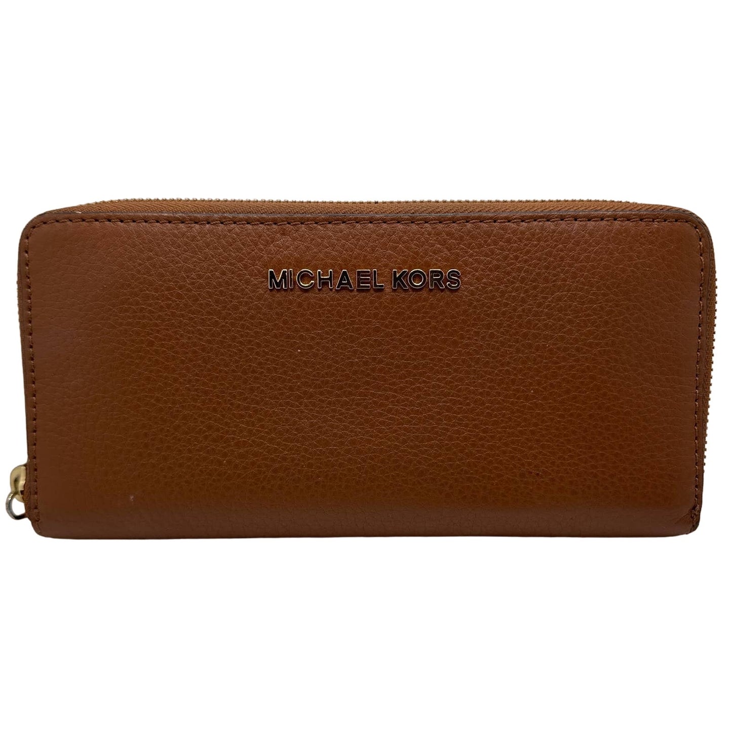 MICHAEL KORS Brown Zip Around Wallet