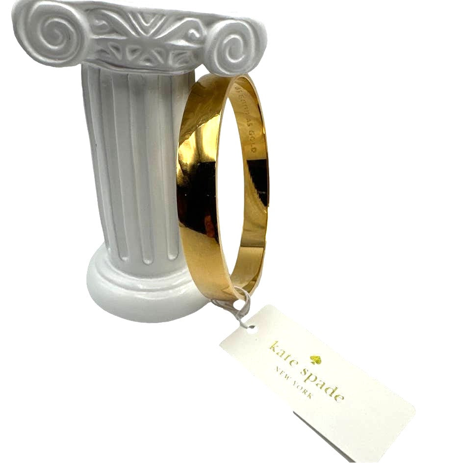 NWT KATE SPADE New York  Idiom "As Good as Gold" Bangle Bracelet