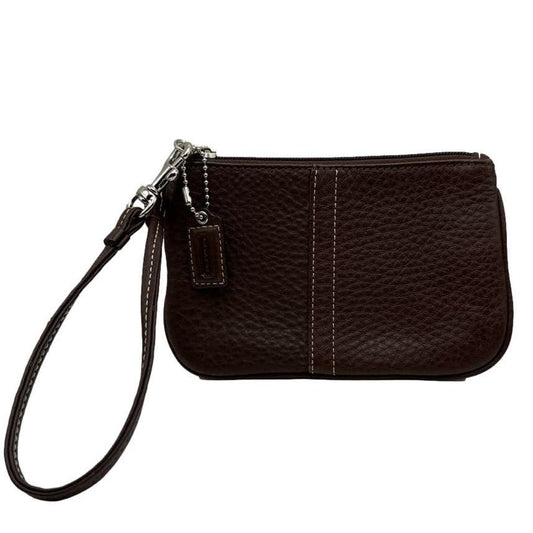 COACH Brown Wristlet