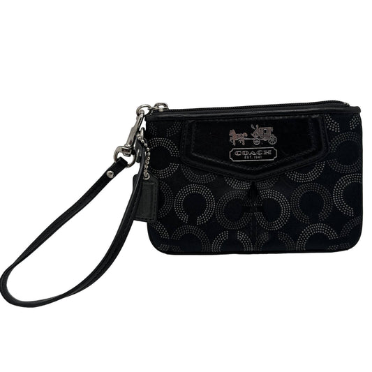 COACH est 1941 Black Wristlet